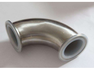 快裝式不銹鋼襯氟45度彎頭